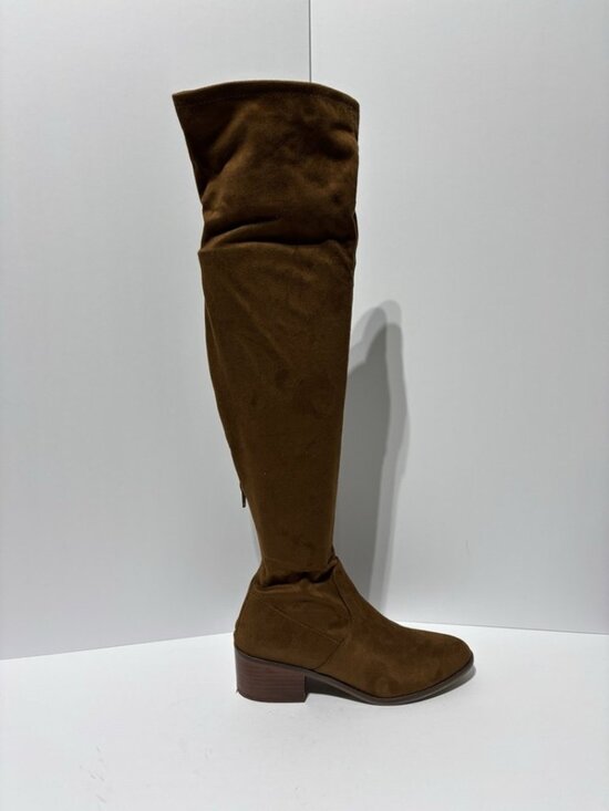 Steve Madden Women’s Georgette Cognac Over The Knee Boots, Size 8 M - Picture 1 of 6